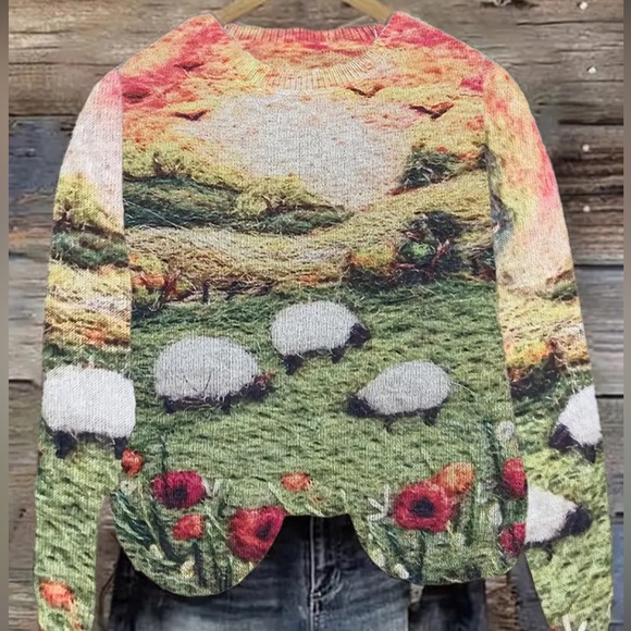 Grazing at sunset - Picture 1 of 7